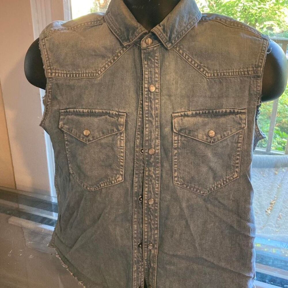 Madewell Women's Blue and Navy Gilet